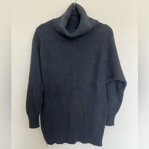 💕 Banana Republic Turtleneck Sweater Cotton Black Size S